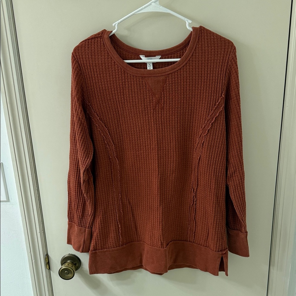 Time and Tru Women's Rust Sweater